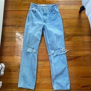 Abercrombie & Fitch | The ‘90s Straight Ultra High Rise | 26 | 2 | Short